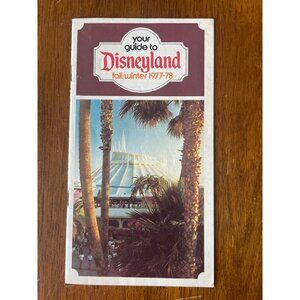 Vintage Disneyland Guide Fall/Winter 1977-78 With Petes Dragon Promo